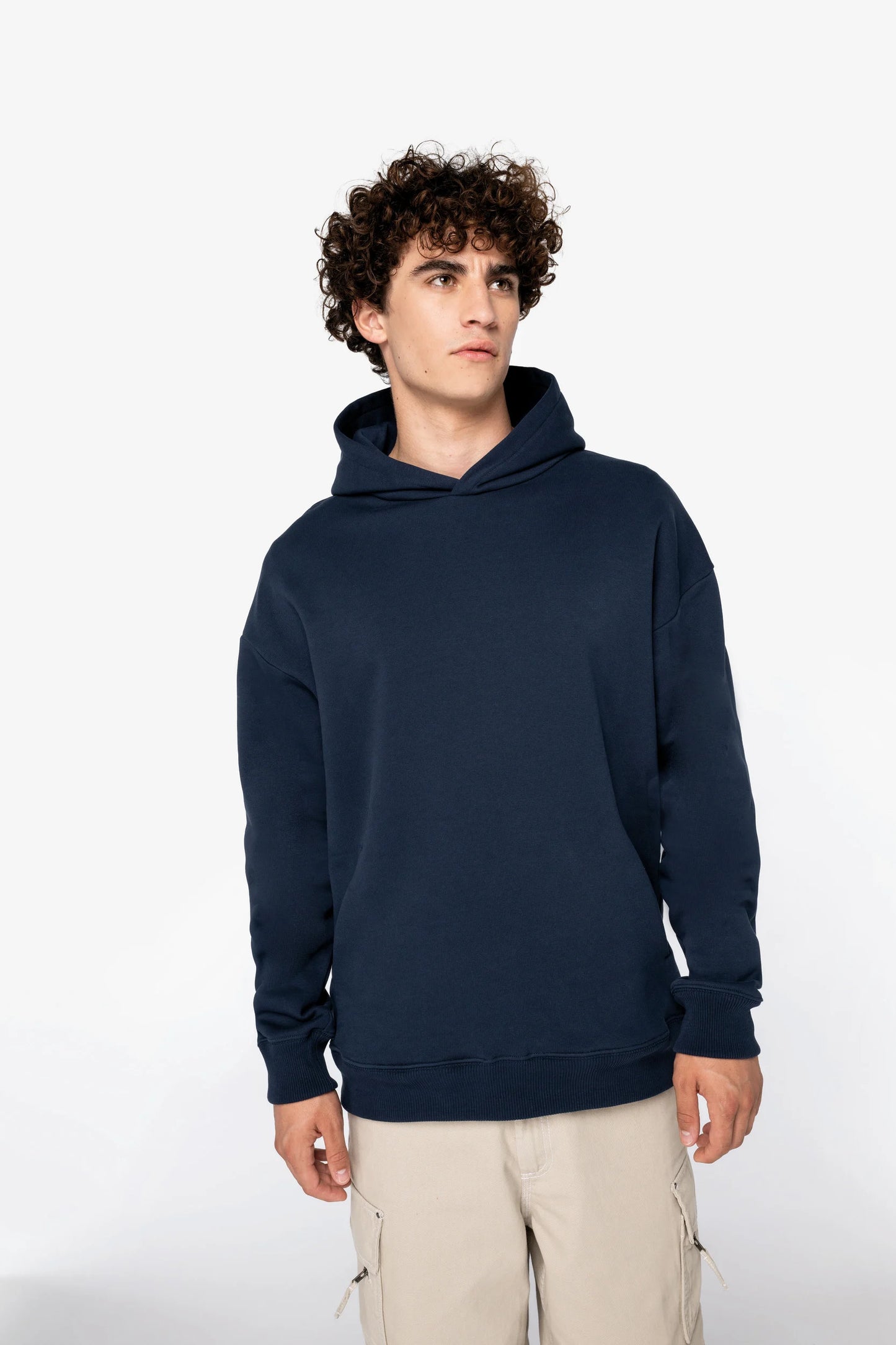 Sudadera ecorresponsable con capucha oversize unisex