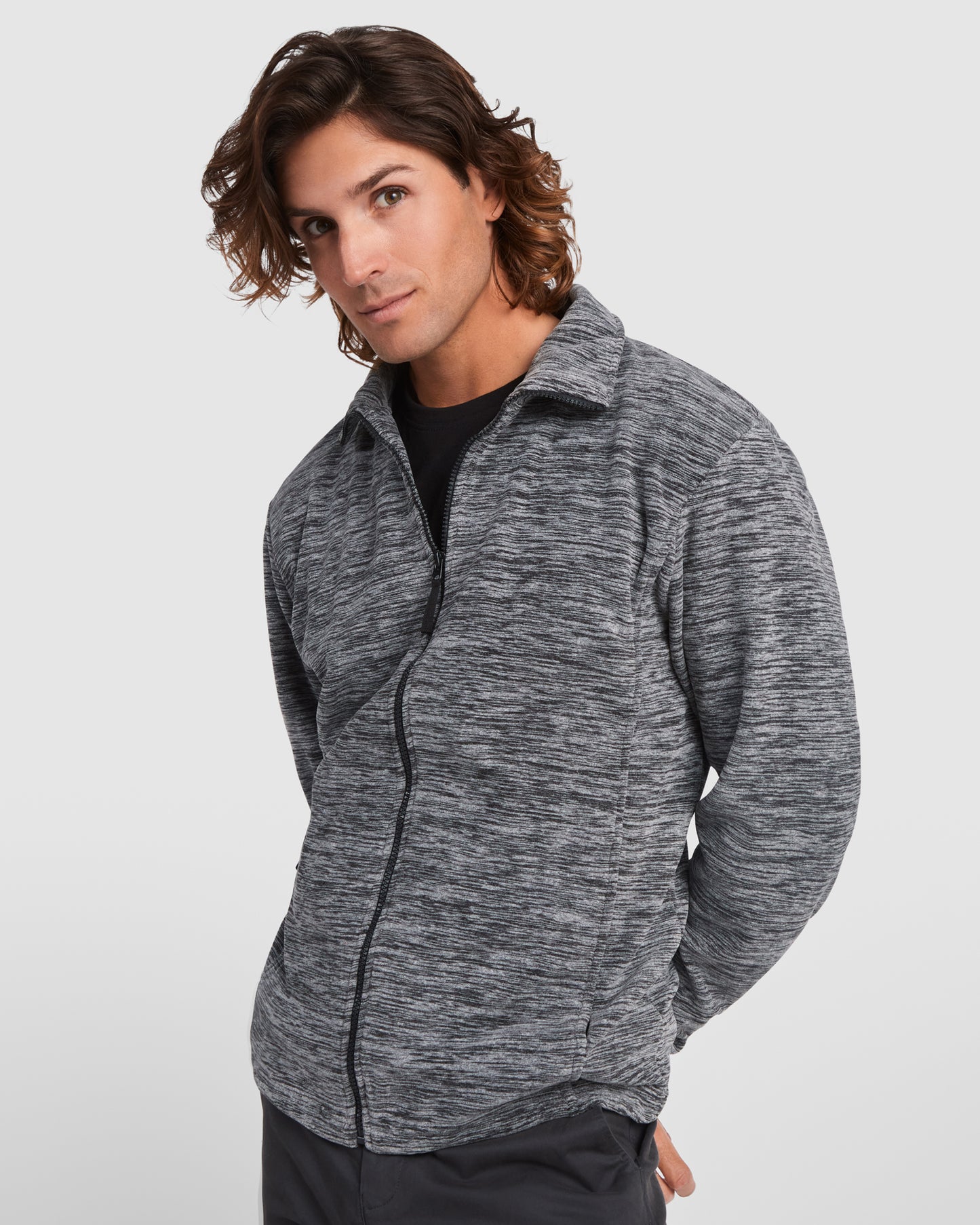 6412 Sudadera polar de cuello alto. (Adulto y niño)