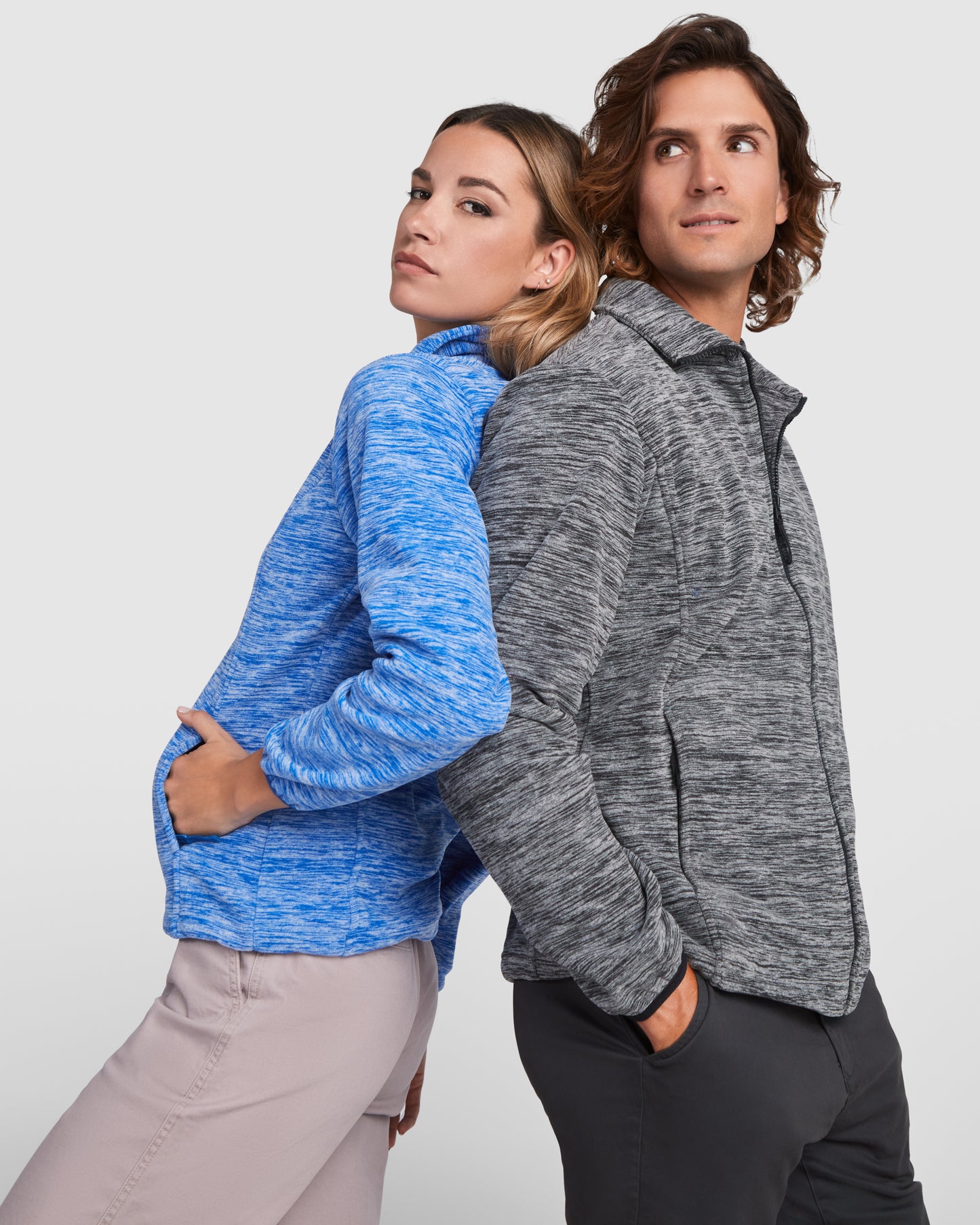 6412 Sudadera polar de cuello alto. (Adulto y niño)