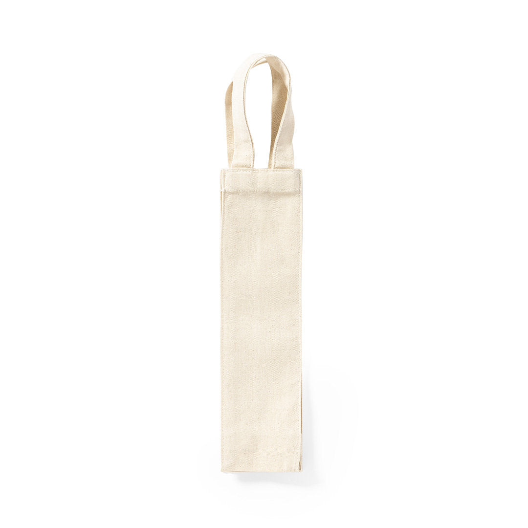 Bolsa de canvas de 220g/m2 para botella de vino de 75cl.