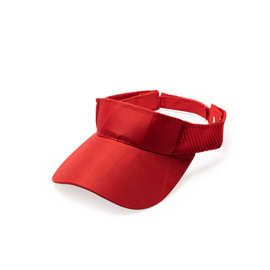 Cómoda visera técnica realizada en suave microfibra con cierre para ajuste de velcro