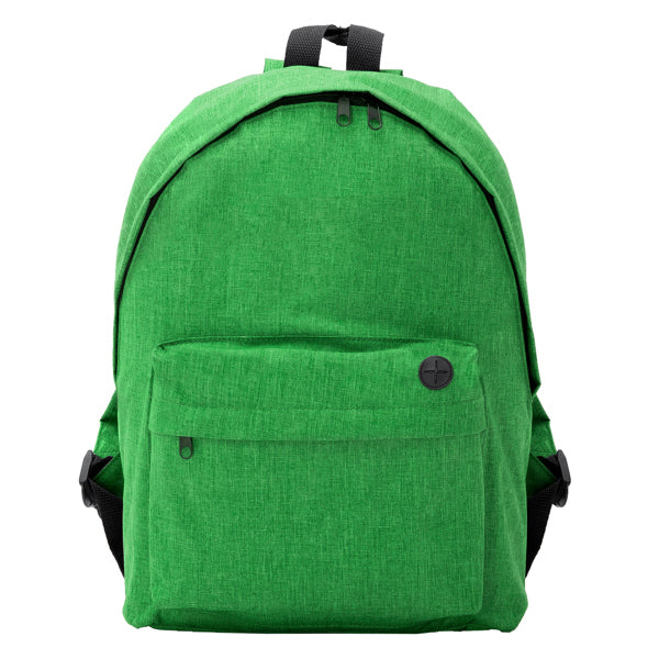 Mochila clásica de poliéster 300D con acabado jaspeado