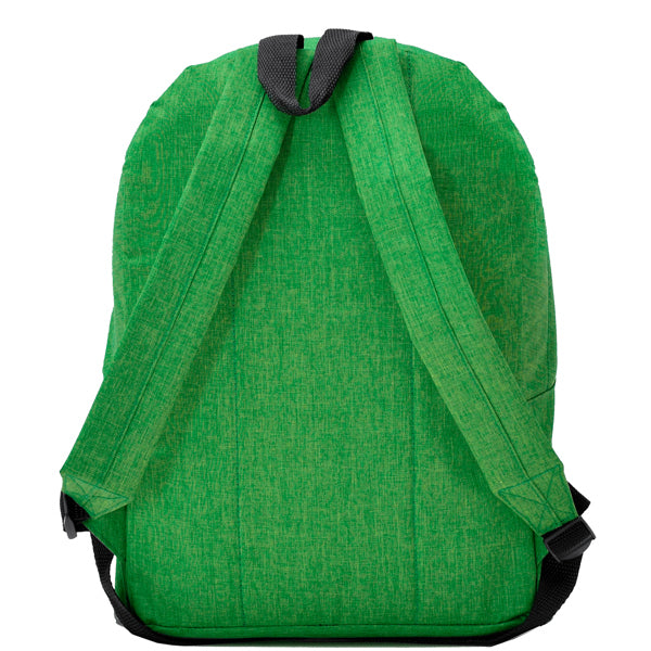 Mochila clásica de poliéster 300D con acabado jaspeado