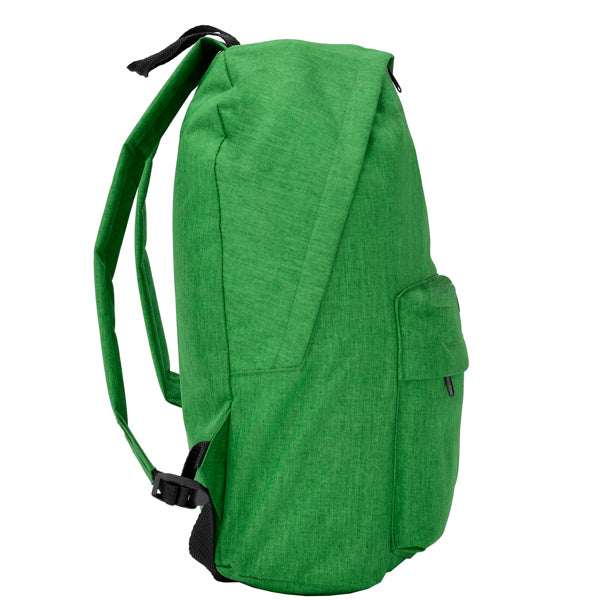 Mochila clásica de poliéster 300D con acabado jaspeado