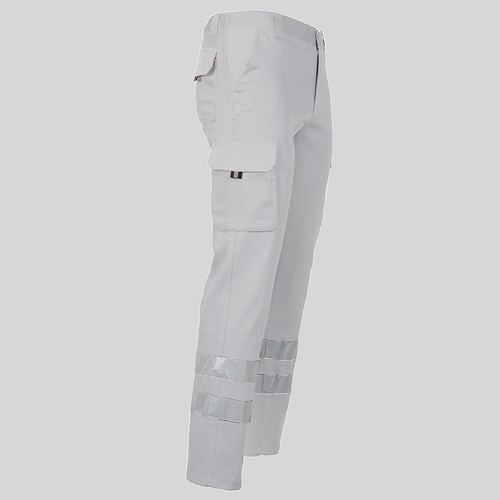 PANTALON UNISEX MULTIBOLSILLOS ELASTICO GAMO 2 BANDAS REFLECTANTES