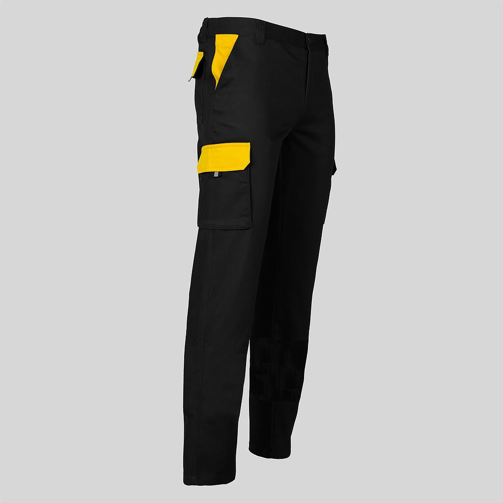 PANTALON UNISEX MULTIBOLSILLOS ELASTICO GAMO COMBINADO