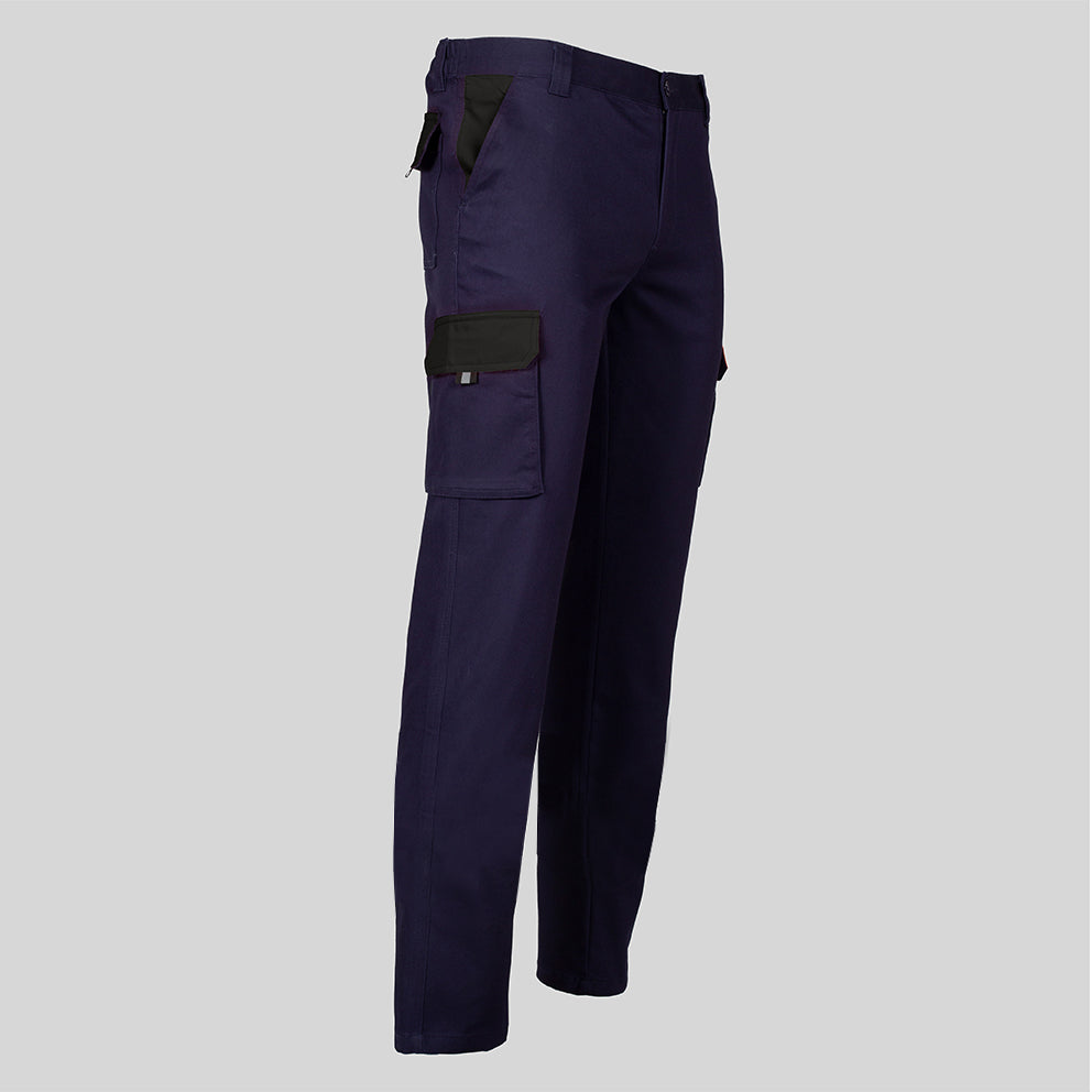 PANTALON UNISEX MULTIBOLSILLOS ELASTICO GAMO COMBINADO