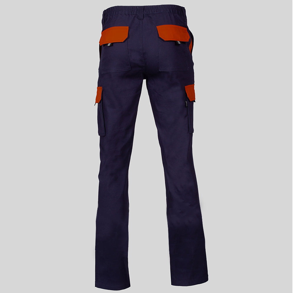 PANTALON UNISEX MULTIBOLSILLOS ELASTICO GAMO COMBINADO