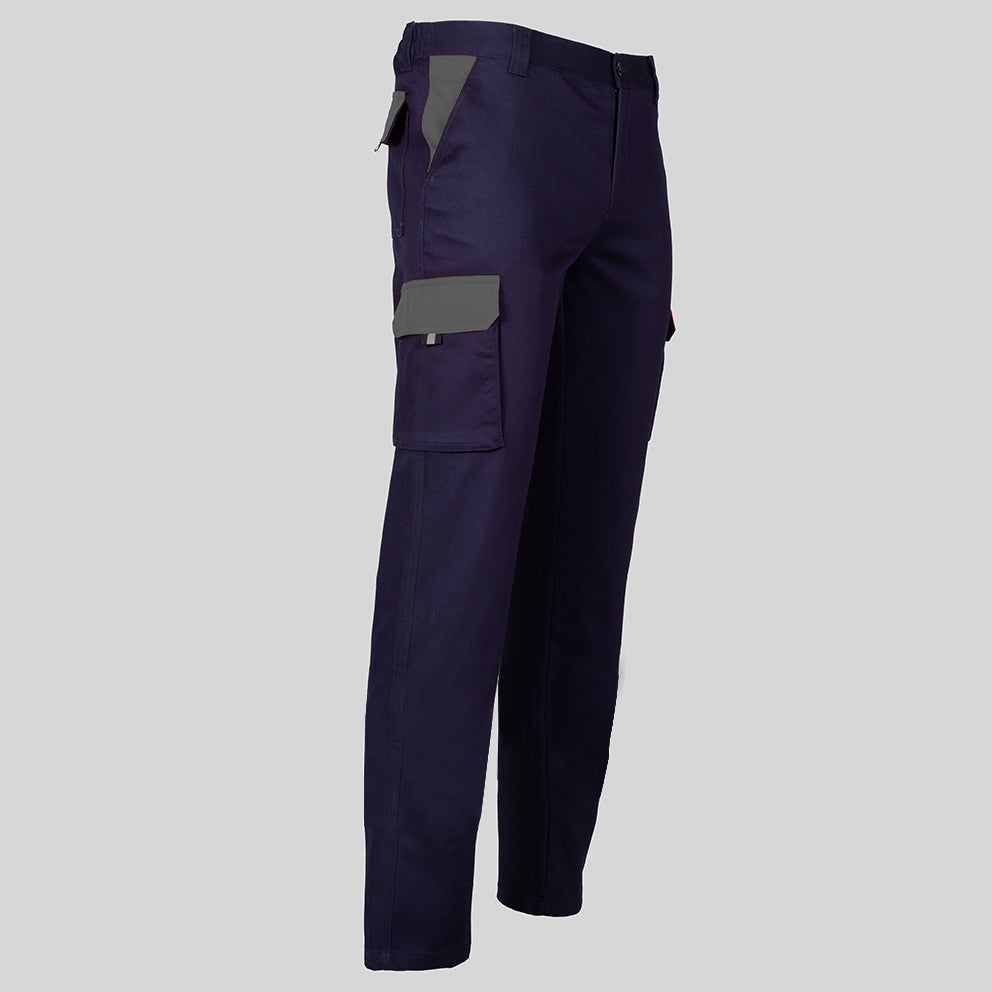 PANTALON UNISEX MULTIBOLSILLOS ELASTICO GAMO COMBINADO