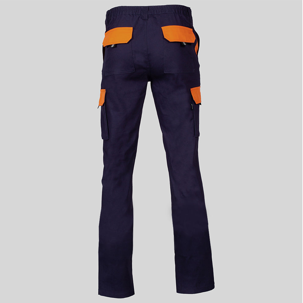 PANTALON UNISEX MULTIBOLSILLOS ELASTICO GAMO COMBINADO