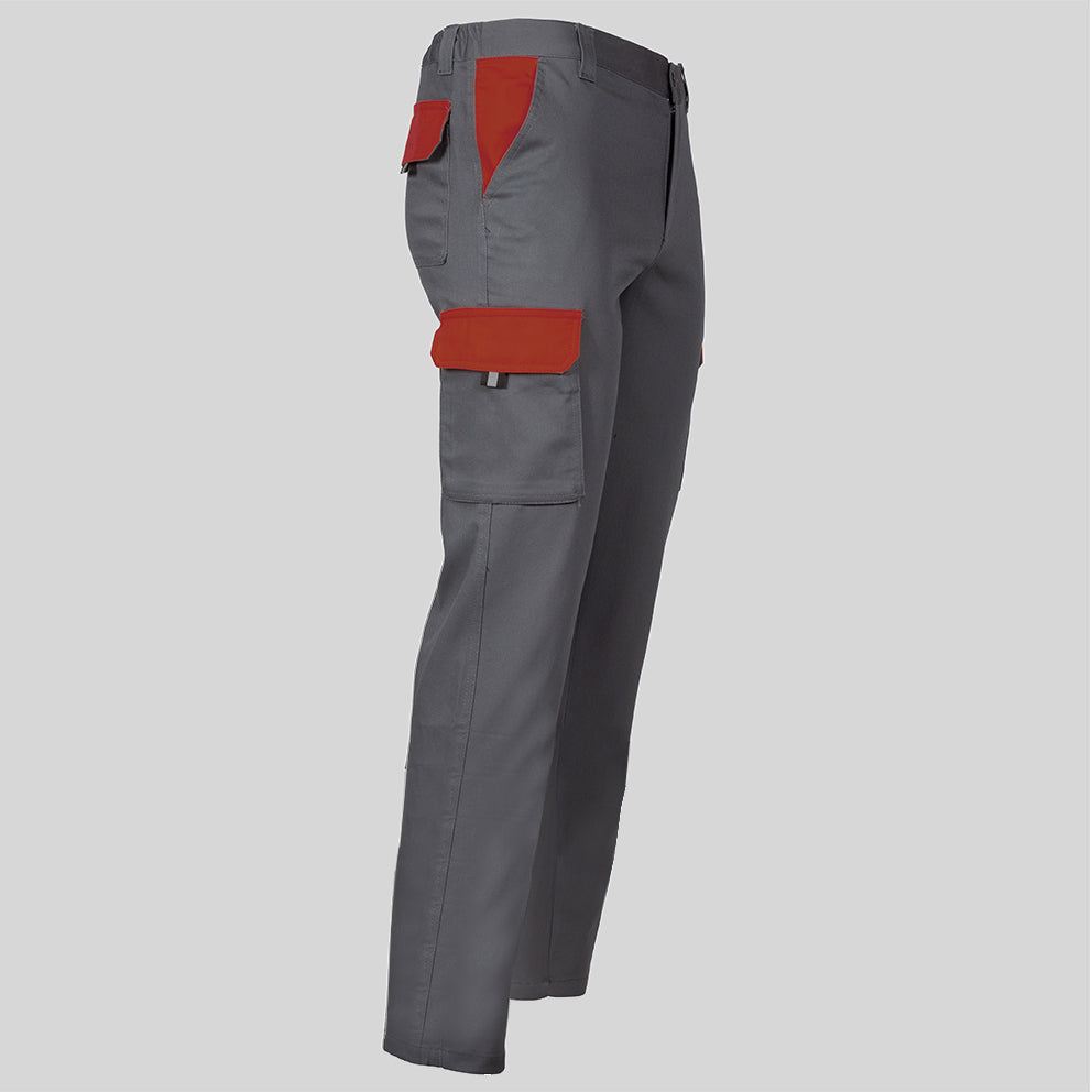 PANTALON UNISEX MULTIBOLSILLOS ELASTICO GAMO COMBINADO