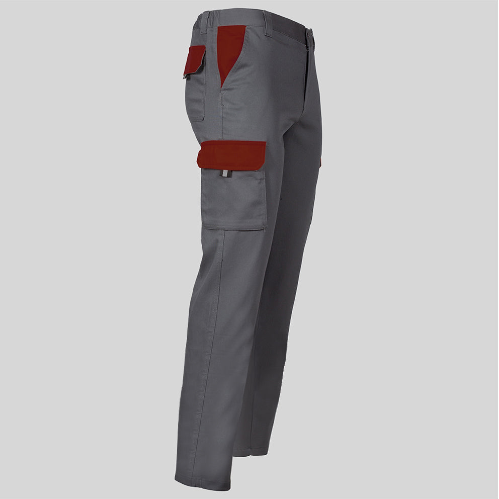 PANTALON UNISEX MULTIBOLSILLOS ELASTICO GAMO COMBINADO
