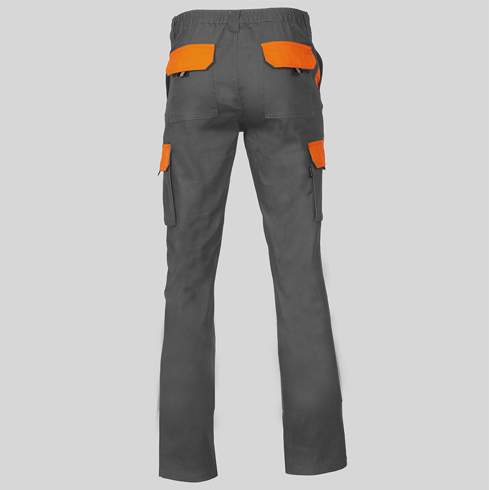 PANTALON UNISEX MULTIBOLSILLOS ELASTICO GAMO COMBINADO