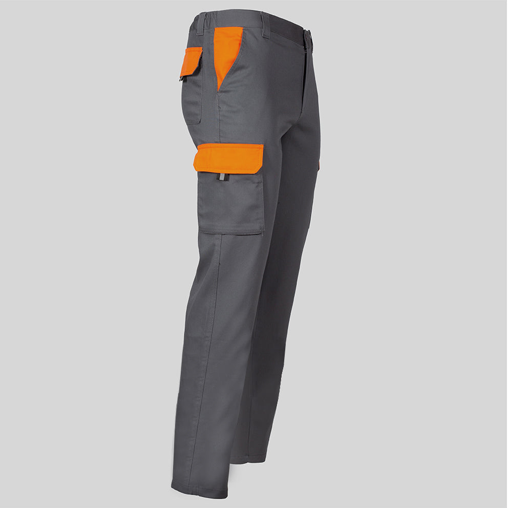 PANTALON UNISEX MULTIBOLSILLOS ELASTICO GAMO COMBINADO