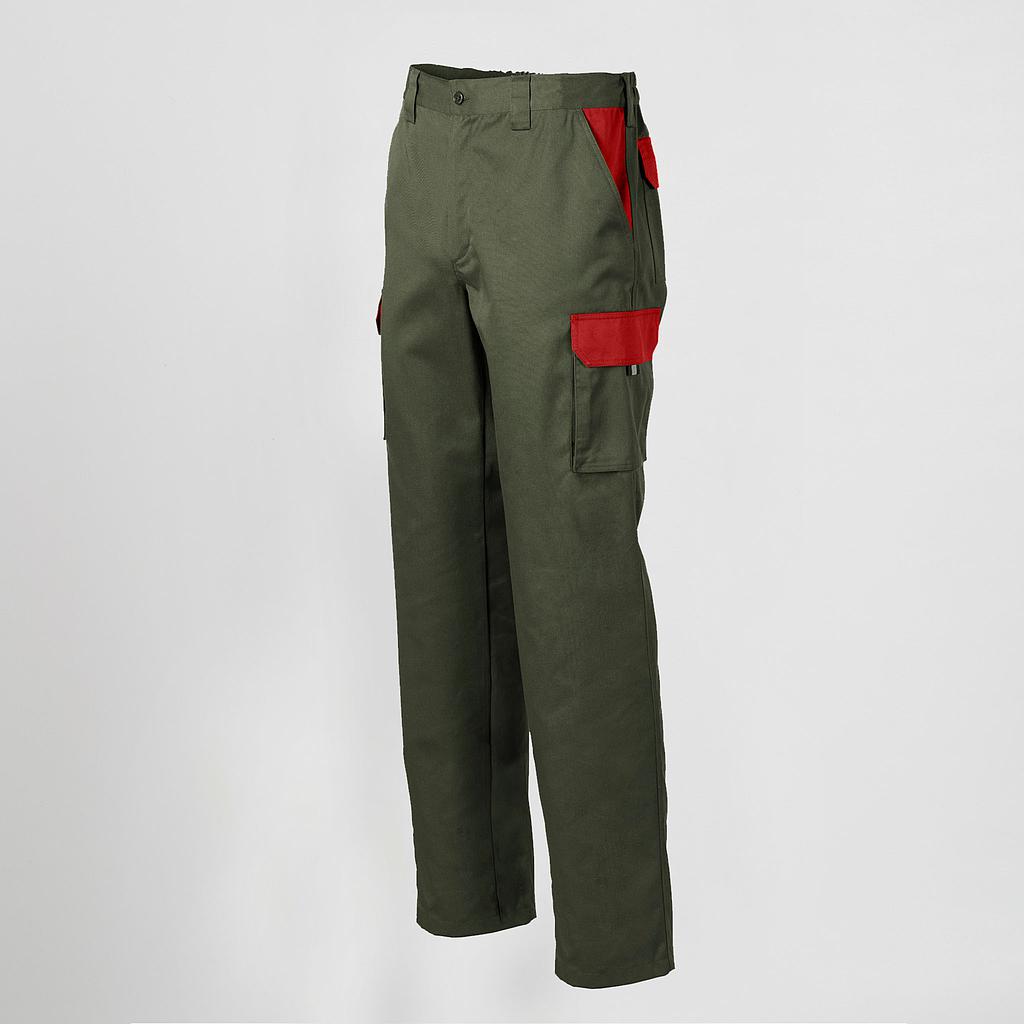 PANTALON UNISEX MULTIBOLSILLOS ELASTICO GAMO COMBINADO