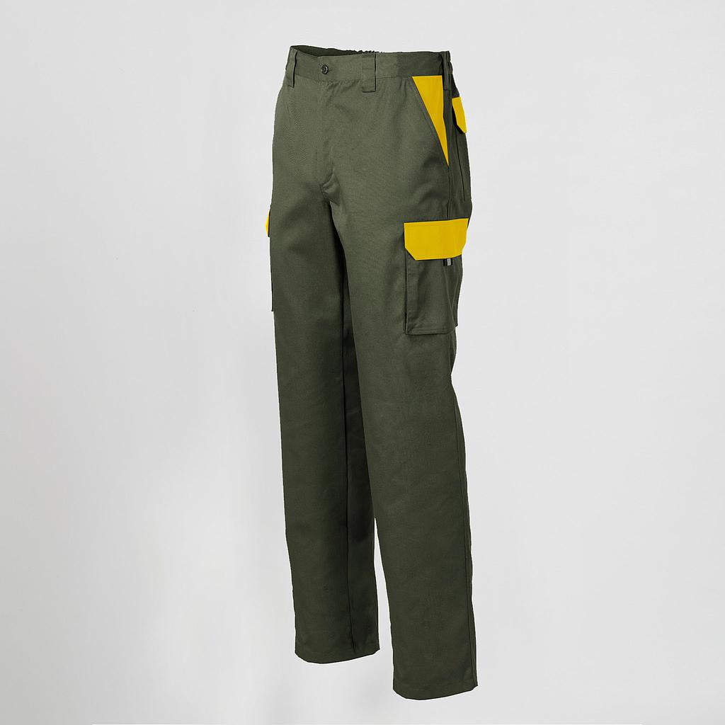 PANTALON UNISEX MULTIBOLSILLOS ELASTICO GAMO COMBINADO