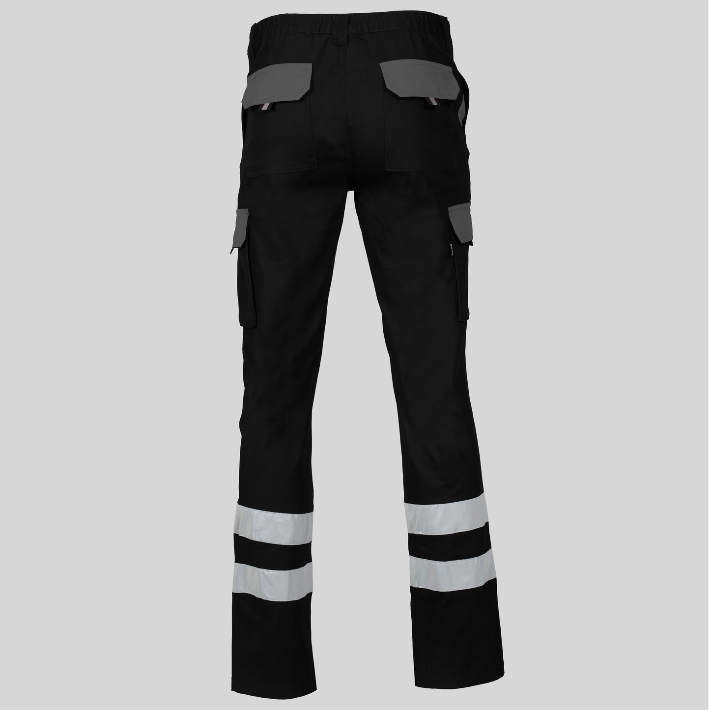 PANTALON UNISEX MULTIBOLSILLOS ELASTICO GAMO COMBI + 2 BANDAS REFLECT.