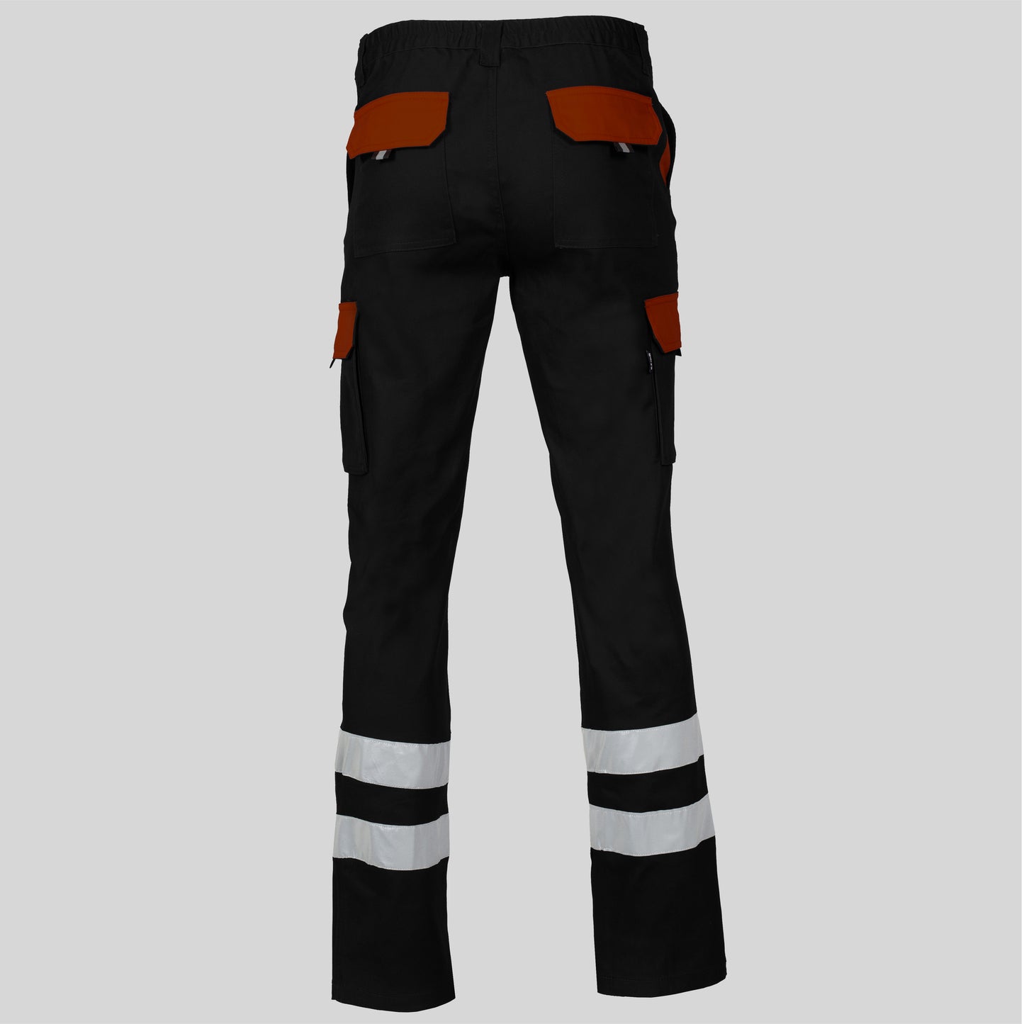 PANTALON UNISEX MULTIBOLSILLOS ELASTICO GAMO COMBI + 2 BANDAS REFLECT.