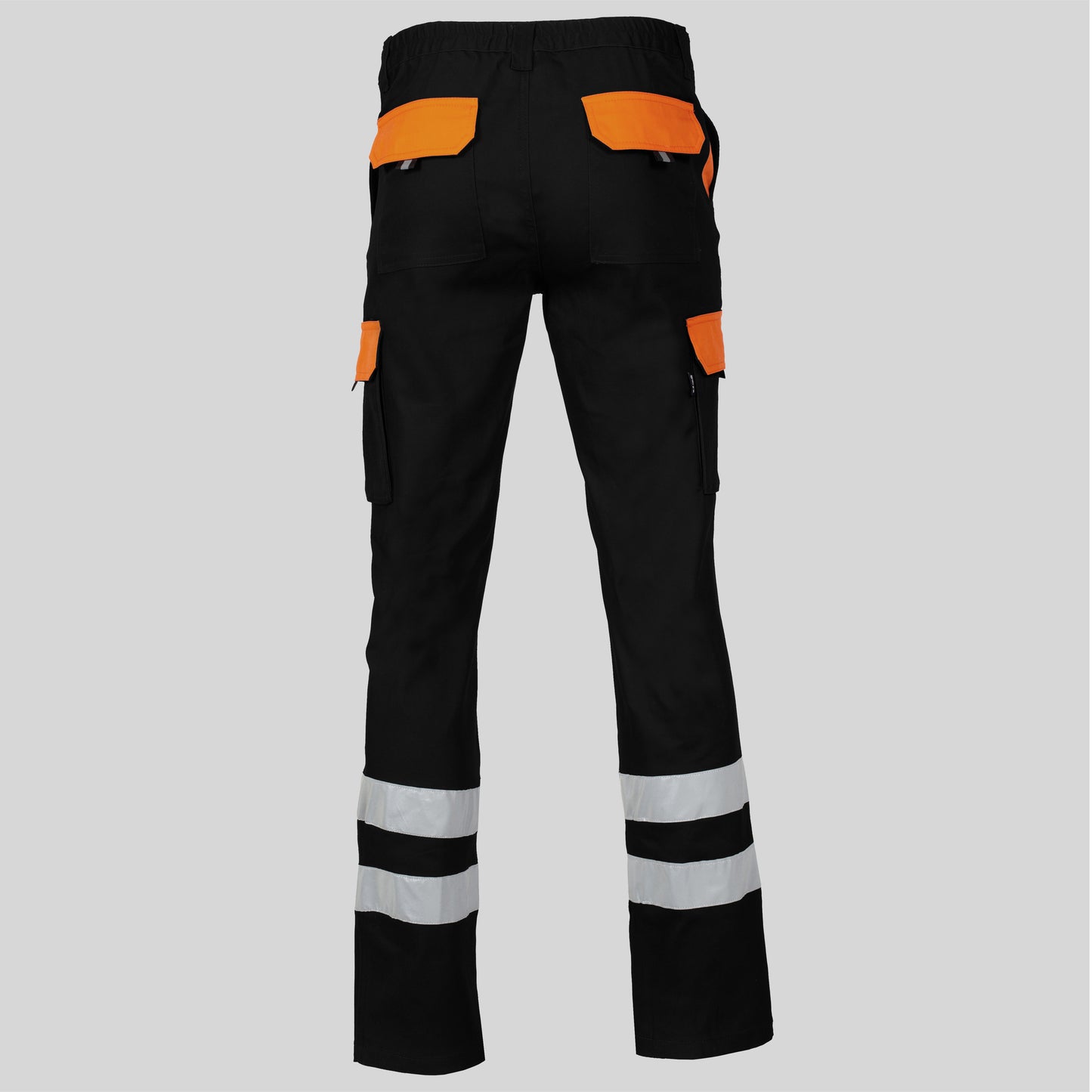 PANTALON UNISEX MULTIBOLSILLOS ELASTICO GAMO COMBI + 2 BANDAS REFLECT.