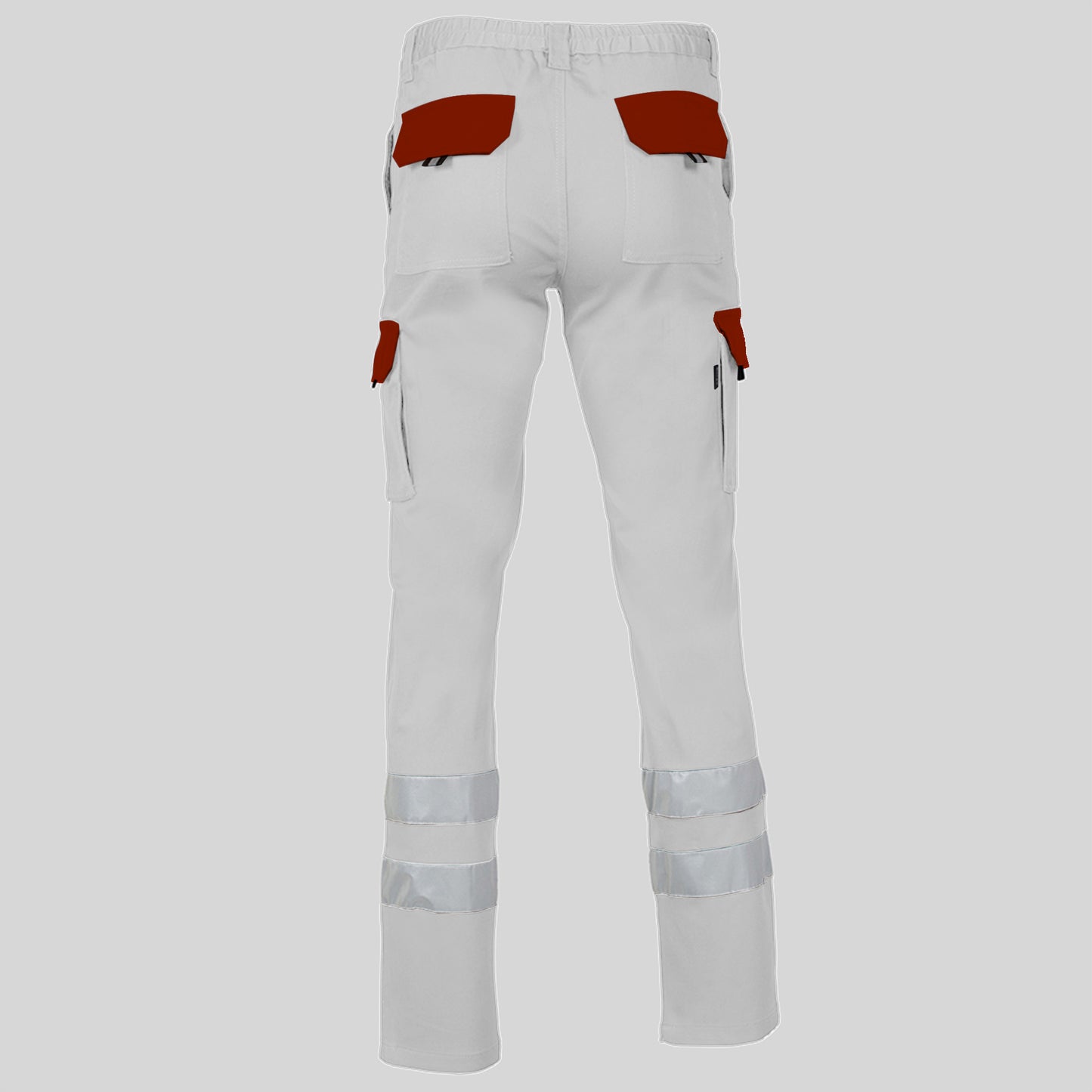 PANTALON UNISEX MULTIBOLSILLOS ELASTICO GAMO COMBI + 2 BANDAS REFLECT.