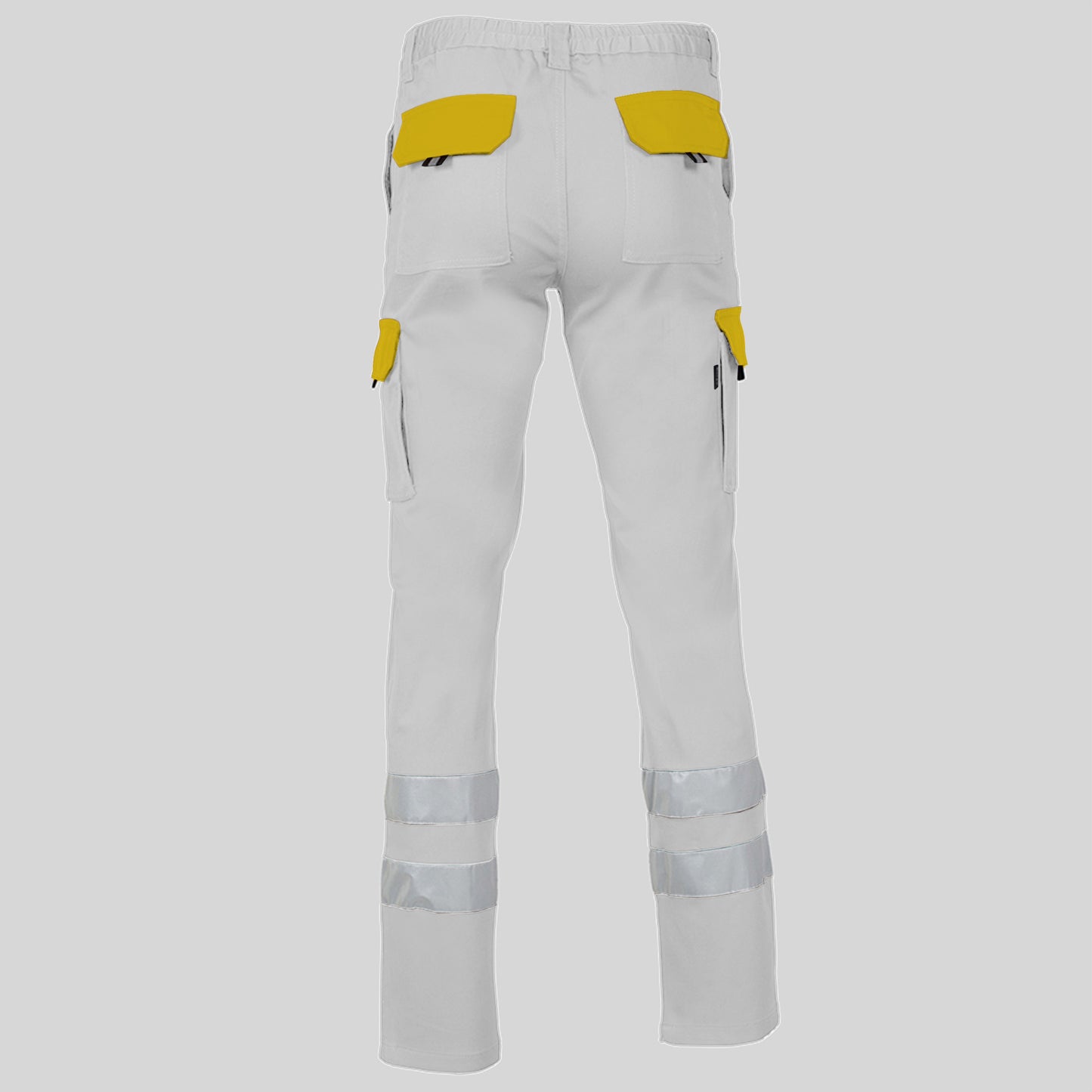 PANTALON UNISEX MULTIBOLSILLOS ELASTICO GAMO COMBI + 2 BANDAS REFLECT.