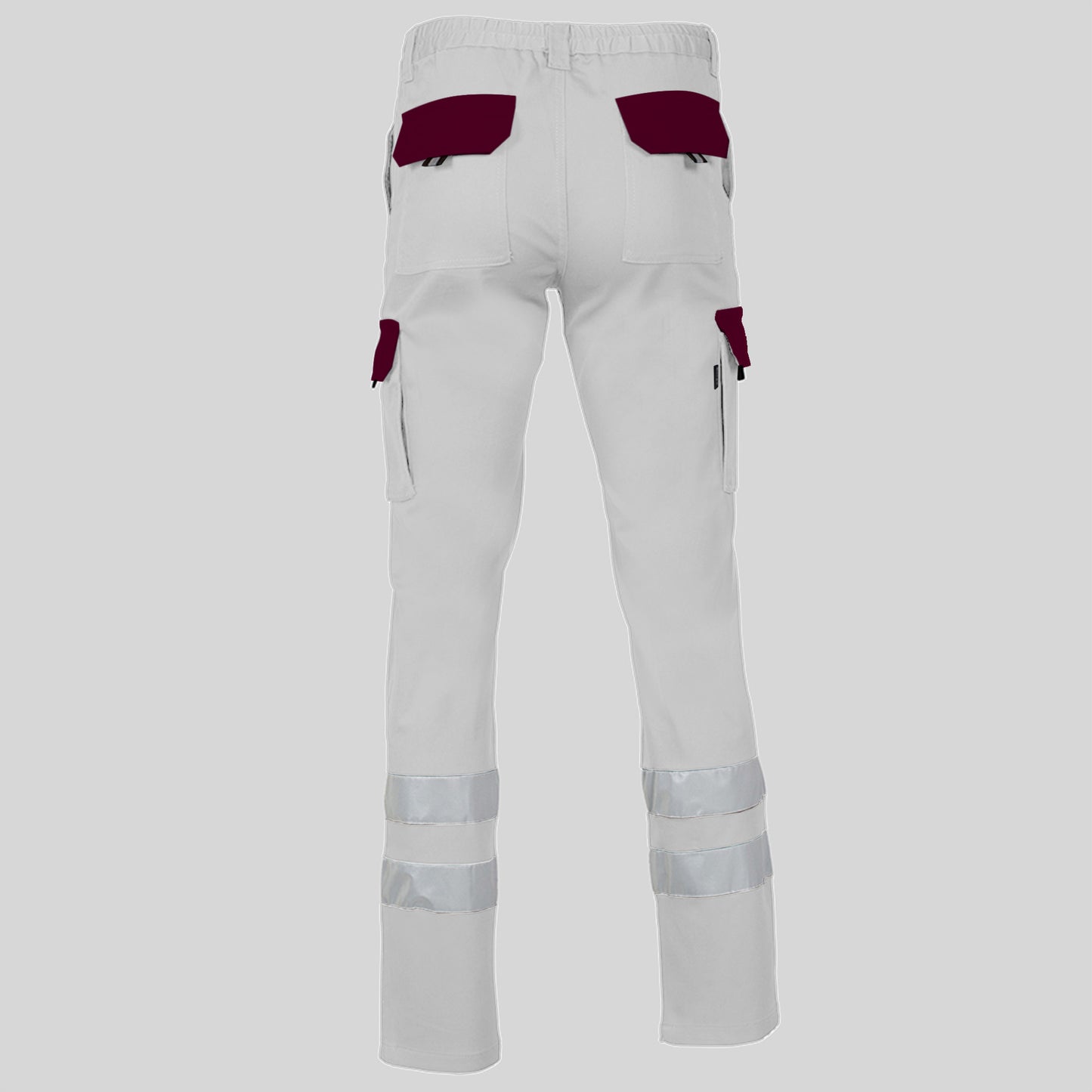 PANTALON UNISEX MULTIBOLSILLOS ELASTICO GAMO COMBI + 2 BANDAS REFLECT.