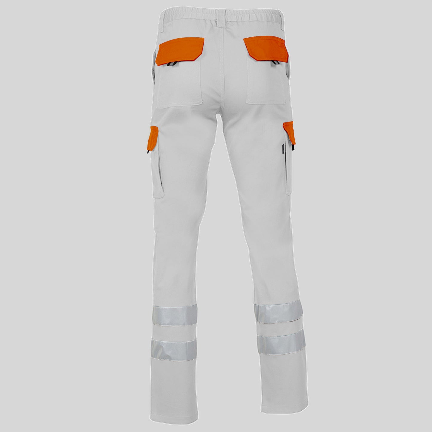 PANTALON UNISEX MULTIBOLSILLOS ELASTICO GAMO COMBI + 2 BANDAS REFLECT.