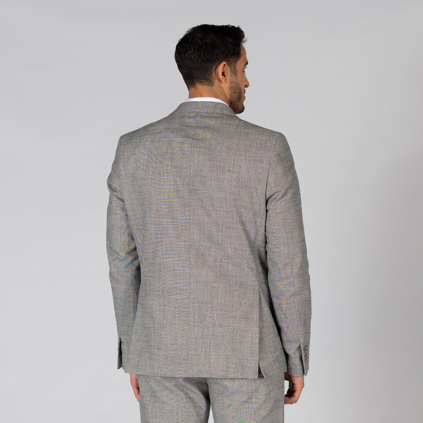 AMERICANA HOMBRE 2 BOTONES SLIM FIT CHEVIOT