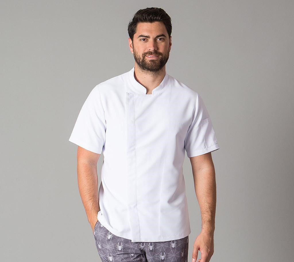 CHAQUETA COCINA UNISEX PRATS "RED LINE"