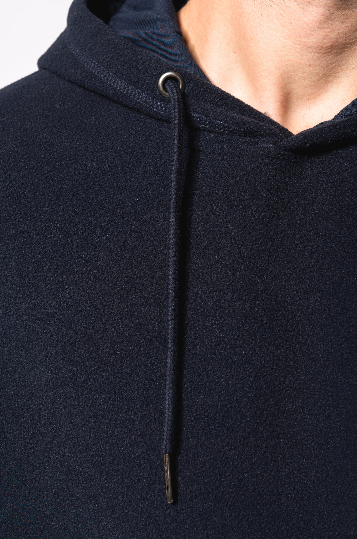 Sudadera oversize con capucha - micropolar reciclado - Unisex.