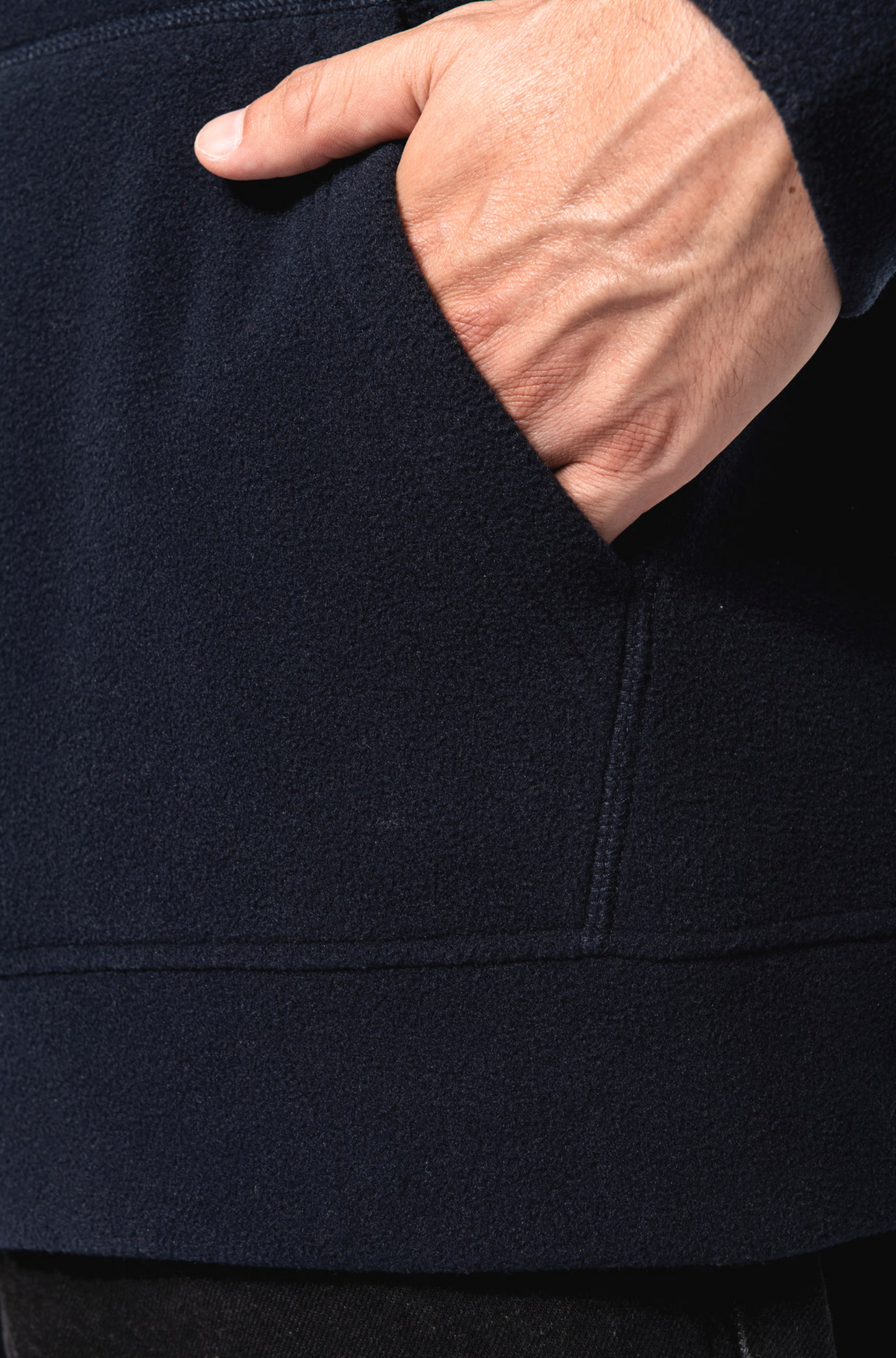 Sudadera oversize con capucha - micropolar reciclado - Unisex.