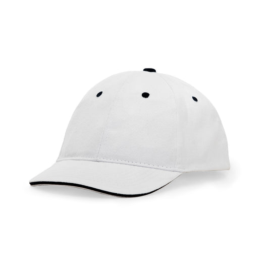Gorra 6 paneles con sándwich a contraste.