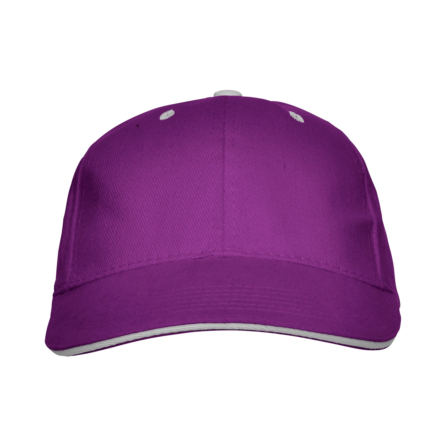 Gorra 6 paneles con sándwich a contraste.