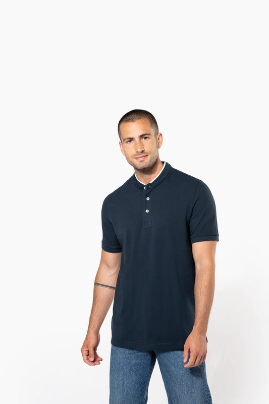 Polo con cuello mao manga corta hombre Kariban K223