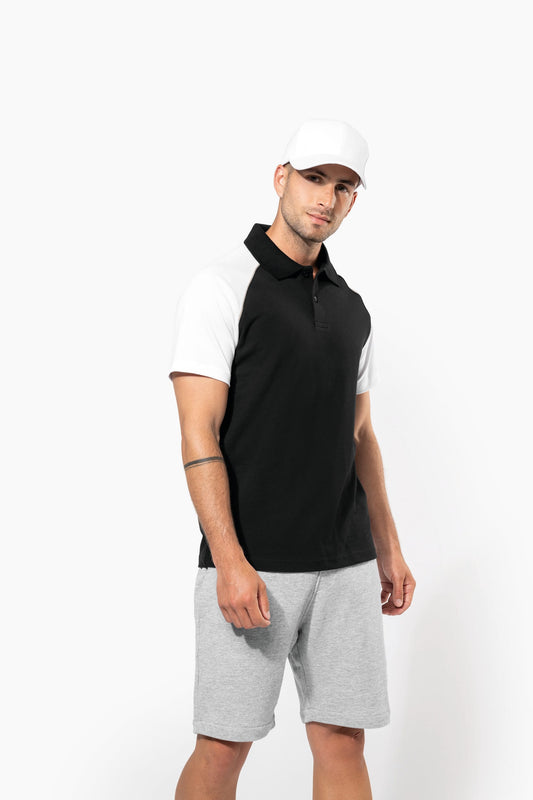 Polo baseball manga corta Kariban K226