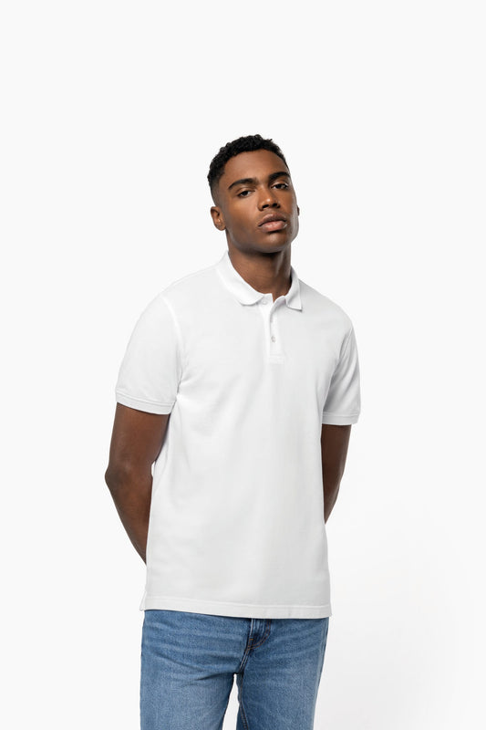 Polo de punto piqué manga corta hombre Kariban K290