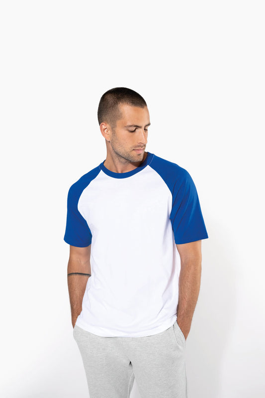 Baseball - camiseta bicolor manga corta hombre Kariban K330