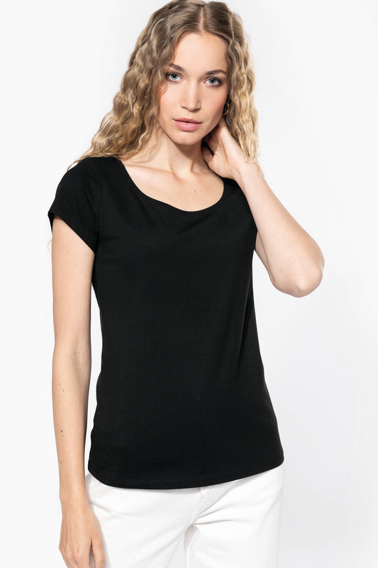 Camiseta manga corta cuello barco mujer Kariban K384