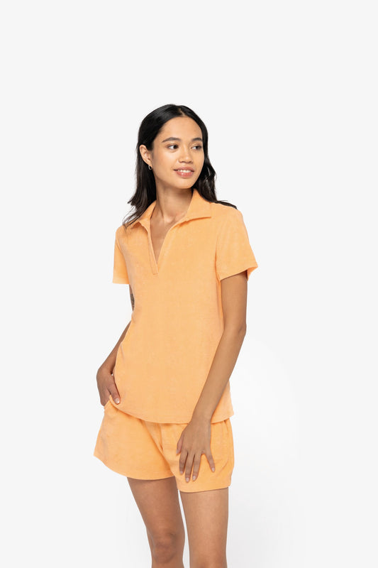 Polo ecorresponsable de rizo mujer Native Spirit NS228