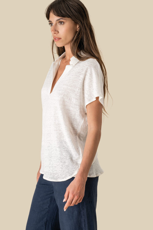 Polo de lino mujer Spasso SP221