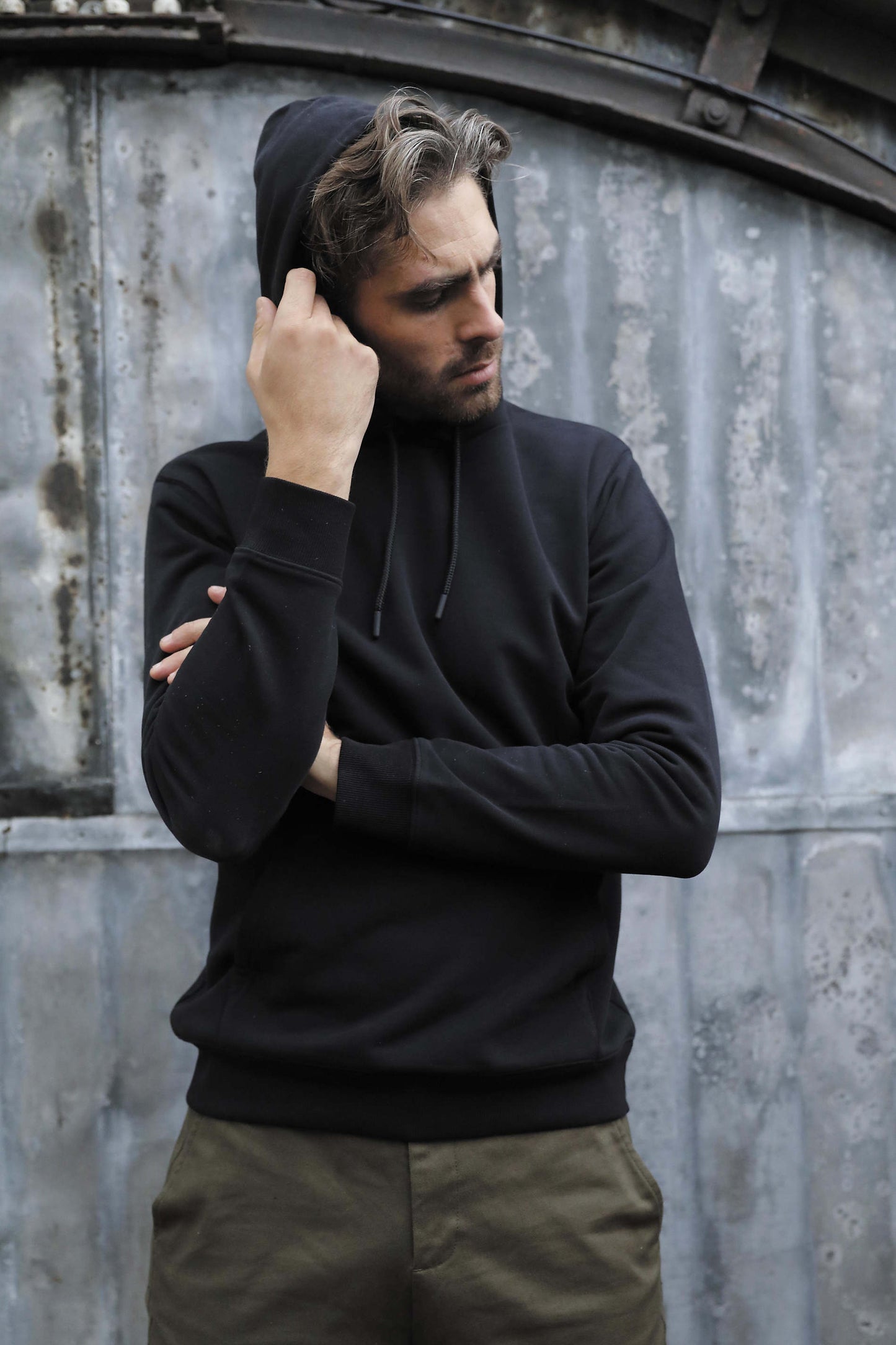 03196 Sudadera hombre con capucha