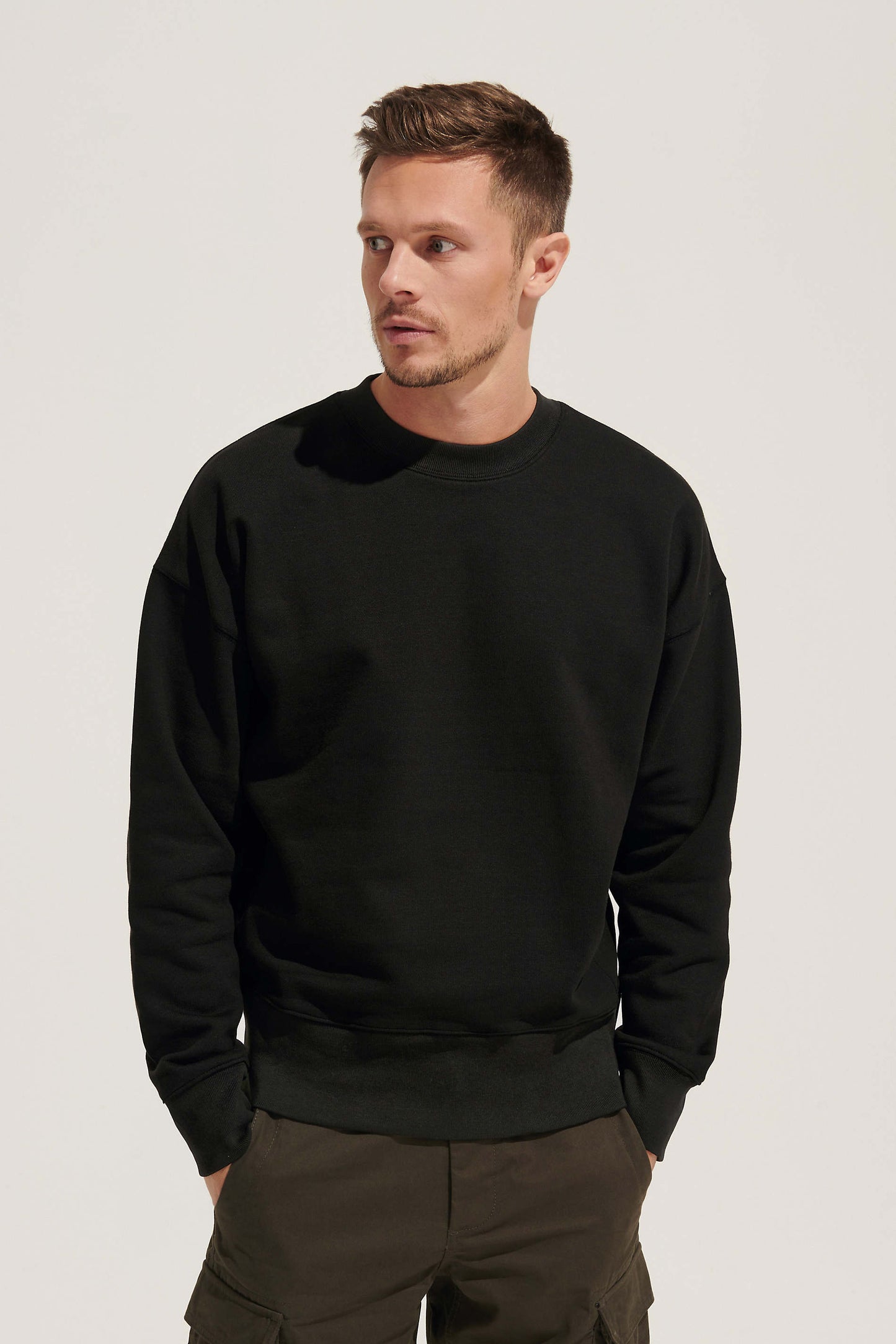 04043 Sudadera unisex cuello redondo