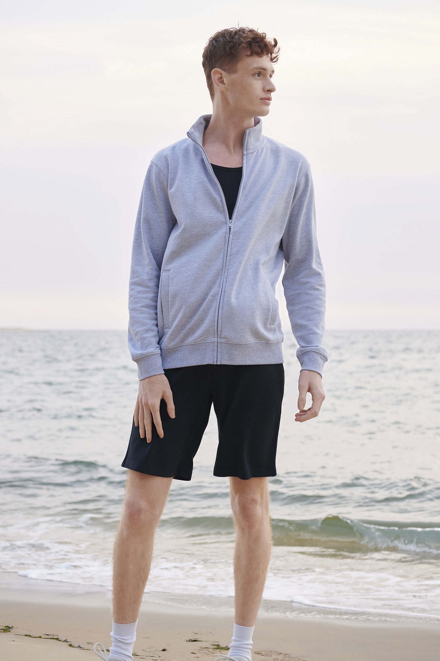 04240 Sudadera unisex con cremallera