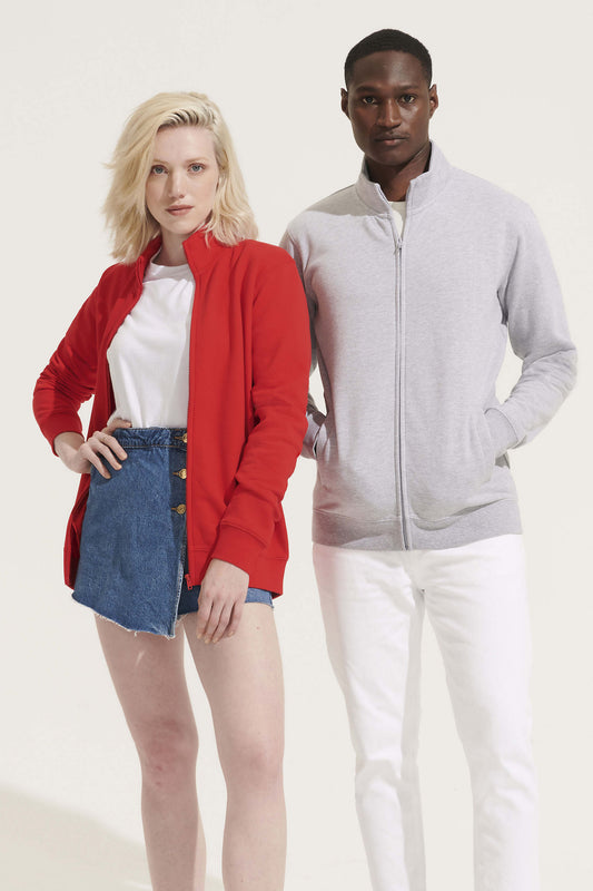 04240 Sudadera unisex con cremallera