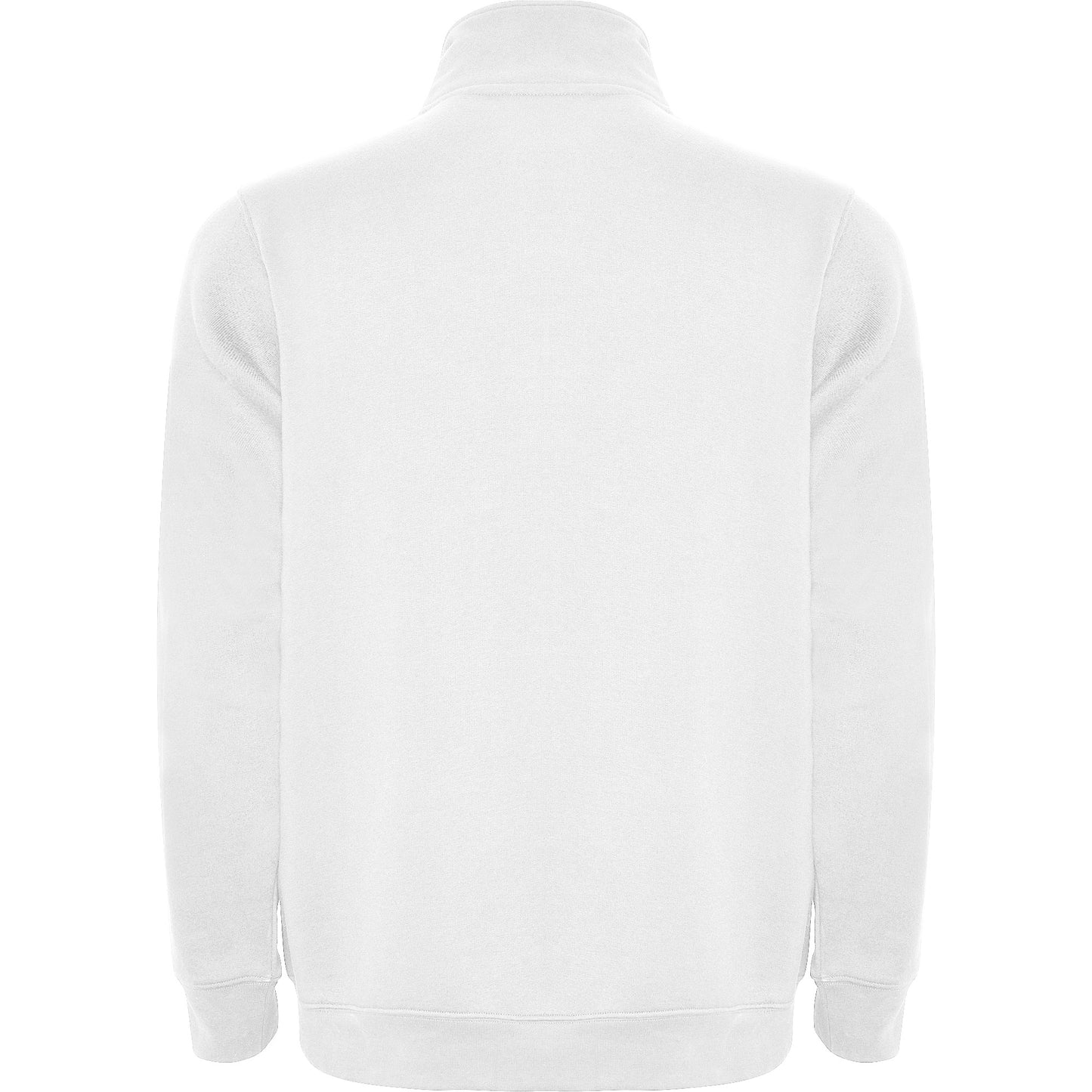 1109 Sudadera con media cremallera a tono y cuello alto