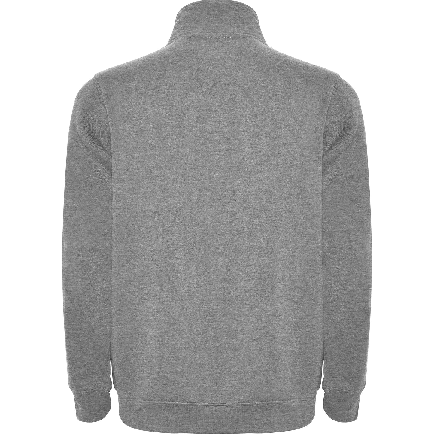 1109 Sudadera con media cremallera a tono y cuello alto