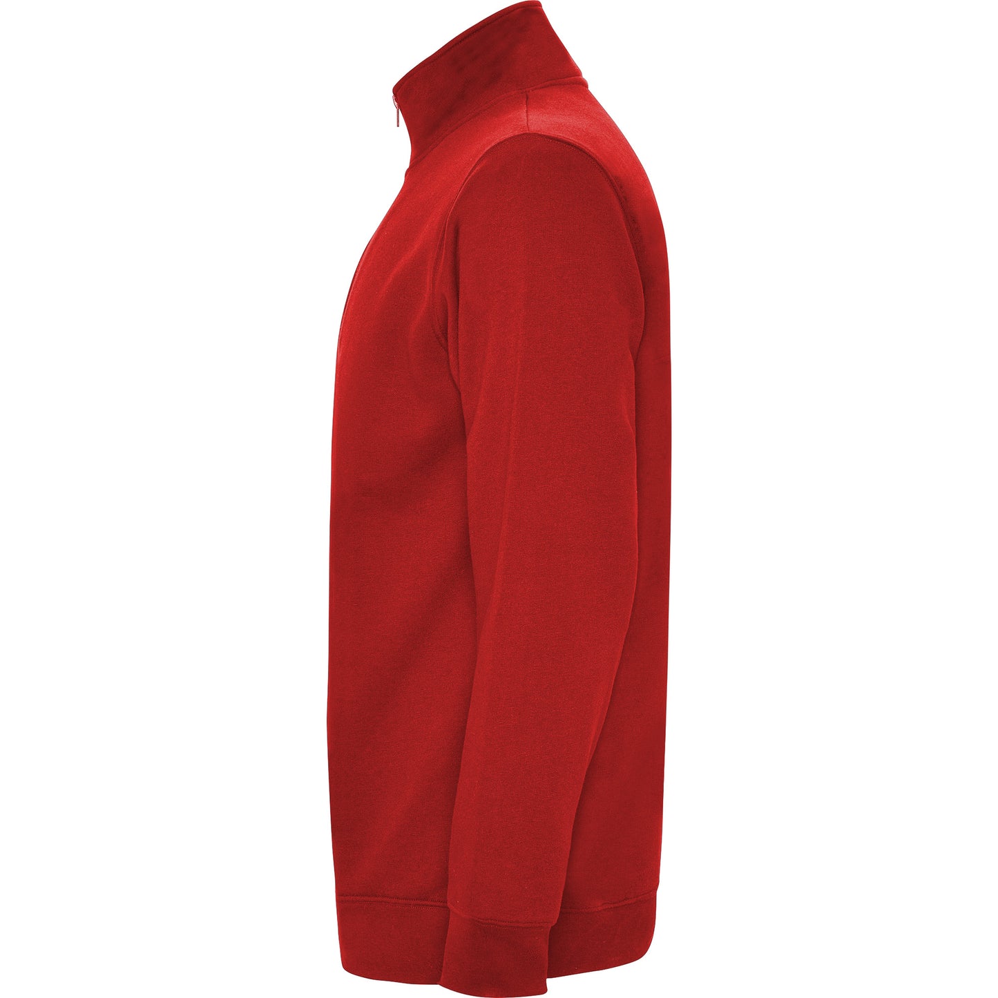 1109 Sudadera con media cremallera a tono y cuello alto
