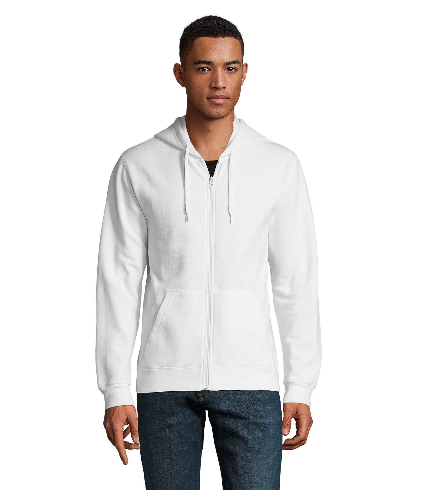 01714 Sudadera con cremallera unisex