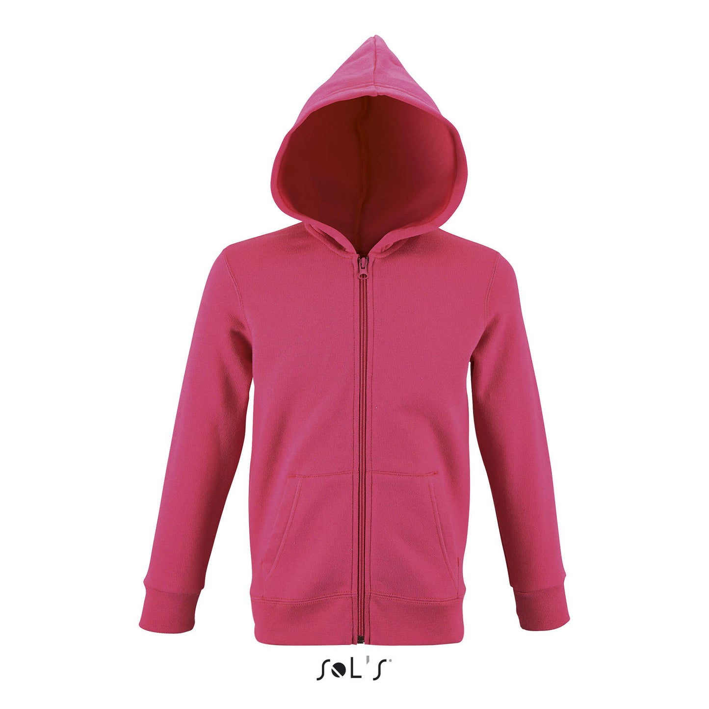 02092 Sudadera niño con cremallera y capucha