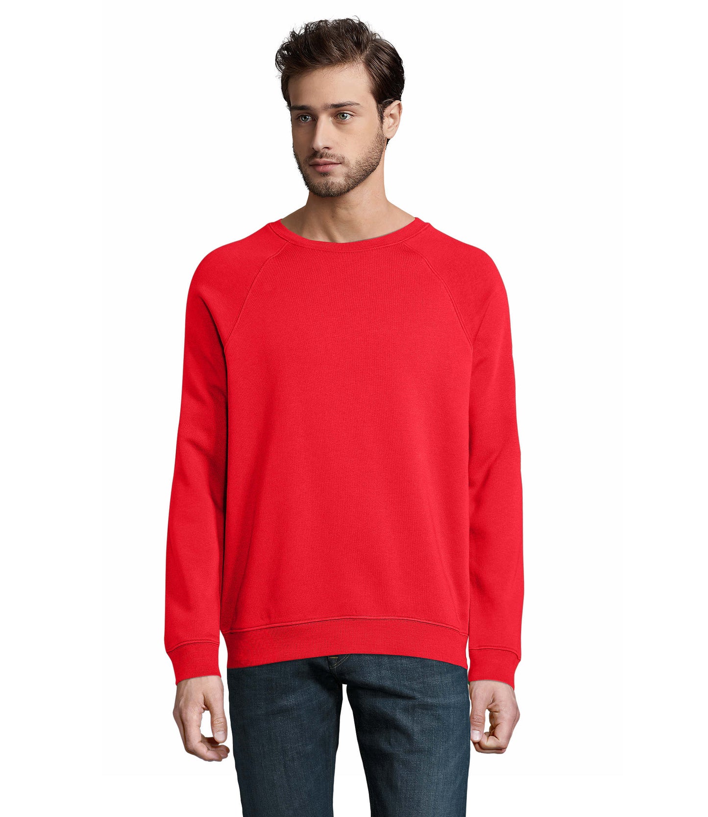 03567 Sudadera unisex de cuello redondo
